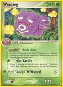 Weezing  - Reverse Holofoil Delta Species - Rare