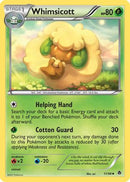 Whimsicott (11)  - Reverse Holofoil Emerging Powers - Uncommon
