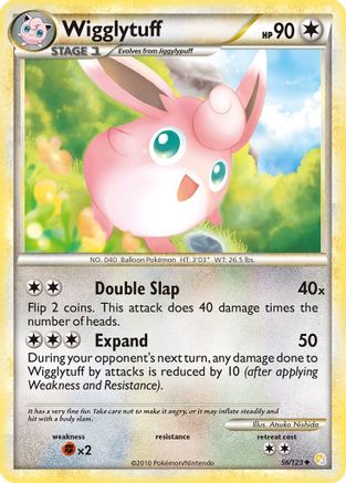 Wigglytuff  - Reverse Holofoil HeartGold SoulSilver - Uncommon