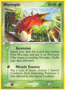 Wurmple  - Reverse Holofoil Deoxys - Common
