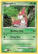 Wurmple 104  - Reverse Holofoil Diamond and Pearl - Common