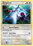 Zangoose  Call of Legends - Rare