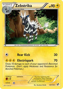 Zebstrika (43)  - Reverse Holofoil Black and White - Rare