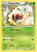 Butterfree 003  - Reverse Holofoil XY  Flashfire - Rare