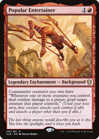 Popular Entertainer [Commander Legends: Battle for Baldur's Gate]
