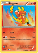Magmar 010  - Reverse Holofoil XY  Furious Fists - Common