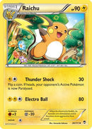 Raichu 028  - Reverse Holofoil XY  Furious Fists - Uncommon