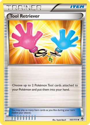 Tool Retriever 101  XY  Furious Fists - Uncommon