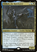 Wilhelt, the Rotcleaver (Display Commander) - Thick Stock (MIC-002) - Midnight Hunt Commander Display Commanders Foil
