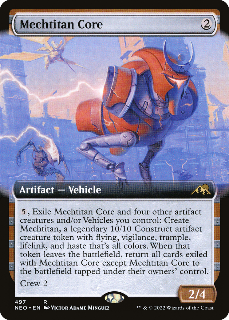 Mechtitan Core (Extended Art) [Kamigawa: Neon Dynasty]