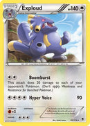 Exploud  - Reverse Holofoil XY  Phantom Forces - Rare