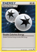 Double Colorless Energy 111  - Reverse Holofoil XY  Phantom Forces - Uncommon