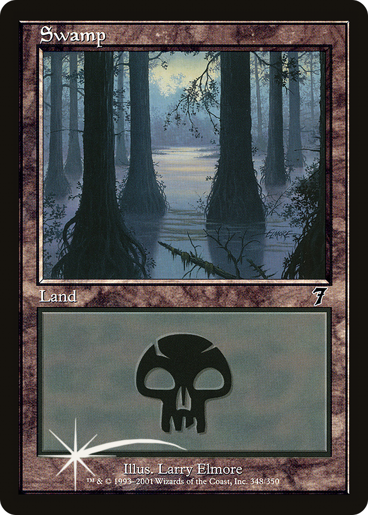 Swamp (348) [Seventh Edition]