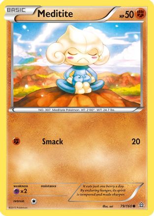 Meditite  XY  Primal Clash - Common