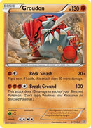 Groudon 084  - Reverse Holofoil XY  Primal Clash - Rare