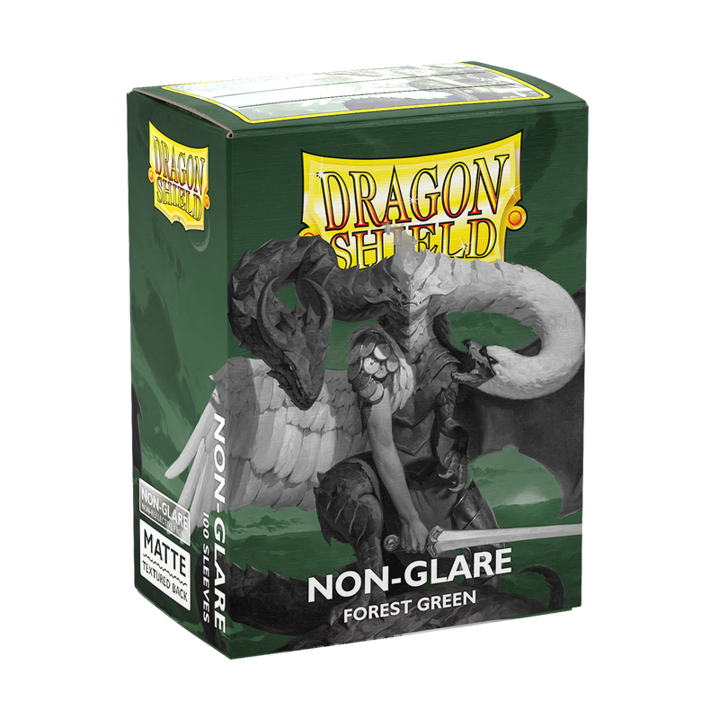 Dragon Shield Non-Glare Matte Forest Green Sleeves (100-Pack)