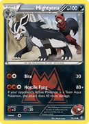 Team Magma's Mightyena 019  - Reverse Holofoil Double Crisis - Common