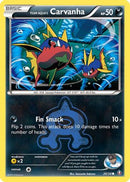 Team Aqua's Carvanha 020  - Reverse Holofoil Double Crisis - Common
