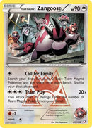 Team Magma's Zangoose 022  - Reverse Holofoil Double Crisis - Common