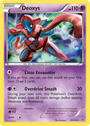 Deoxys 033  - Reverse Holofoil XY  Roaring Skies - Holo Rare