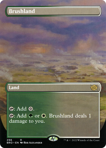 Brushland (Borderless Alternate Art) [The Brothers' War]