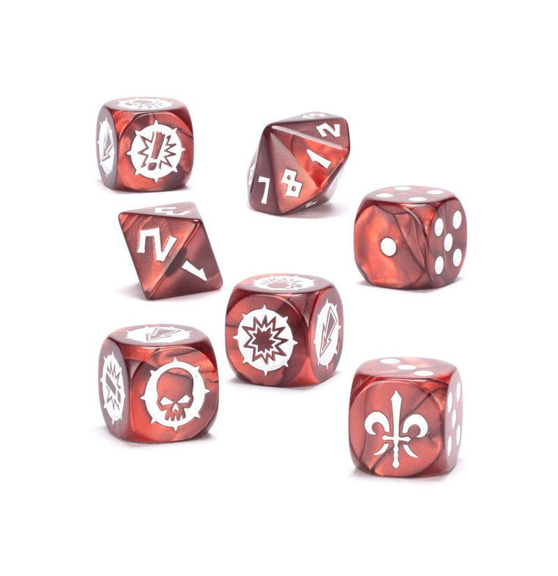 Blood Bowl: Chaos Bretonnian Team Dice Set