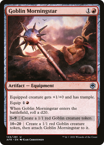 Goblin Morningstar [Dungeons & Dragons: Adventures in the Forgotten Realms]