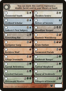 Innistrad Checklist [Innistrad Tokens]