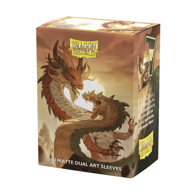 Dragon Shield: Matte Dual Art 100ct Sleeves - Wood Snake 2025