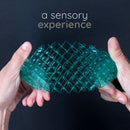 Cyan Morf Fidget Worm - Small