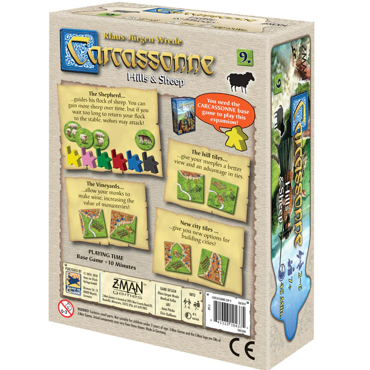 Carcassonne: Expansion: Hills and Sheep