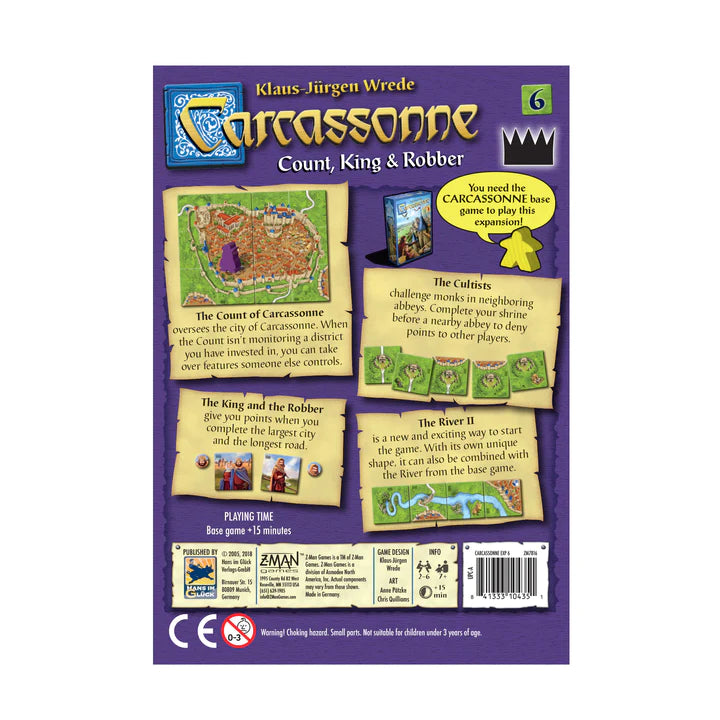 Carcassonne: Expansion: Count, King & Robber