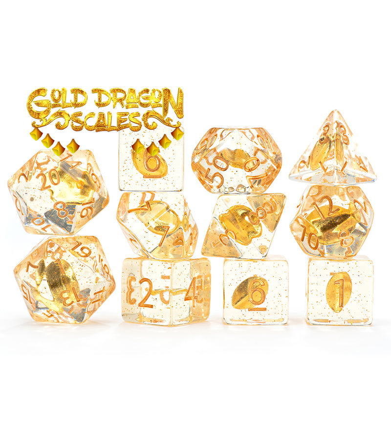 Gate Keeper Games Inclusion Dice: Gold Dragon Scales