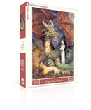 New York Puzzle Company: (500 Piece) Chat with a Dragon