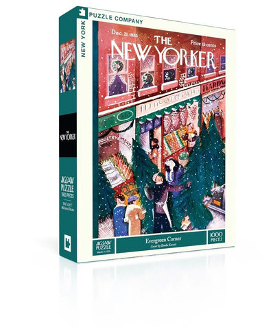 New York Puzzle Company: (1,000 Piece) Evergreen Corner