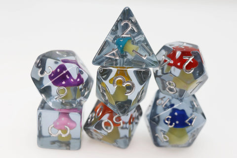 Foam Brain Games Whimsical Mushrooms RPG Dice Set