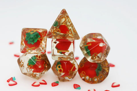 Foam Brain Games Wild Strawberry RPG Dice Set