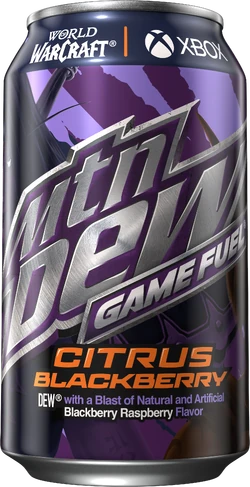 12oz Can: Mountain Dew: Citrus Blackberry