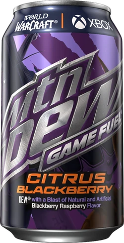 12oz Can: Mountain Dew: Citrus Blackberry
