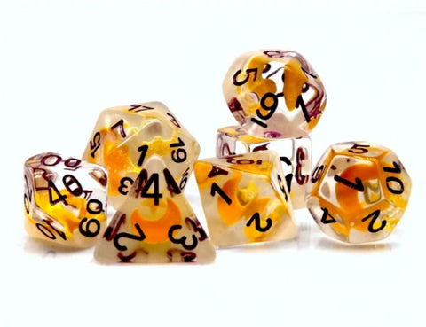 Foam Brain Games Moon and Star RPG Dice Set