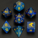 Dragon's Hoard Gemstone Dice: Lapis Lazuli