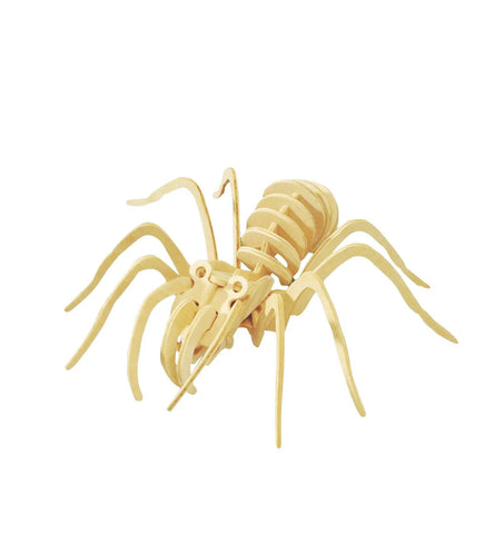 3D Wooden Puzzle: Spider