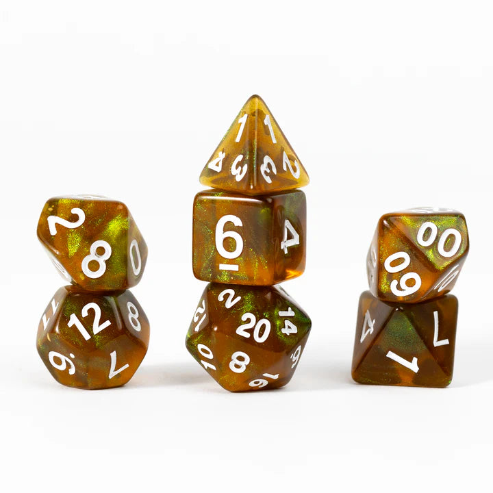 Sirius Dice: 7 Die Set: Peridot
