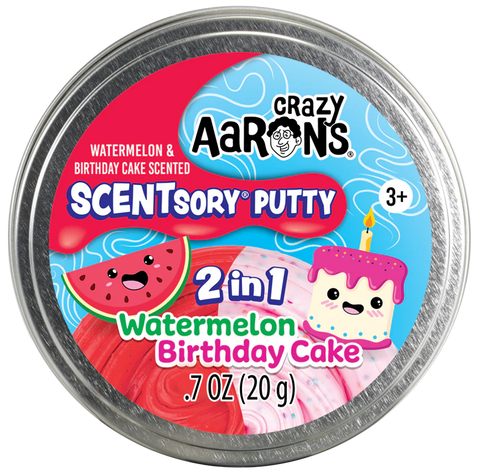 Crazy Aaron's - Scentsory - 2 in 1 Watermelon & Birthday Cake