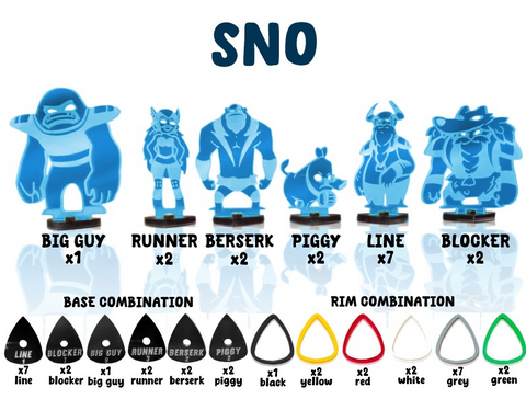 GreeBo: Blood Bowl: PlexiBowl: Sno (Norse)