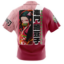 Hawaiian Shirt: Anime: Demon Slayer: Nezuko: XL