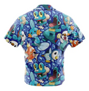 Hawaiian Shirt: Pokemon: Water Type Starters: Medium