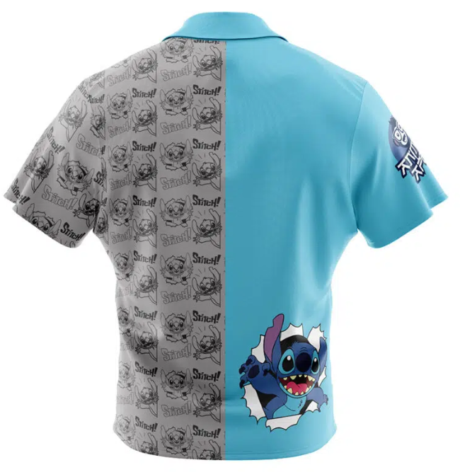 Hawaiian Shirt: Stitch: Medium