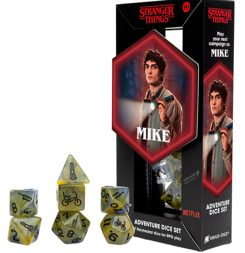 Stranger Things Adventure Dice Set