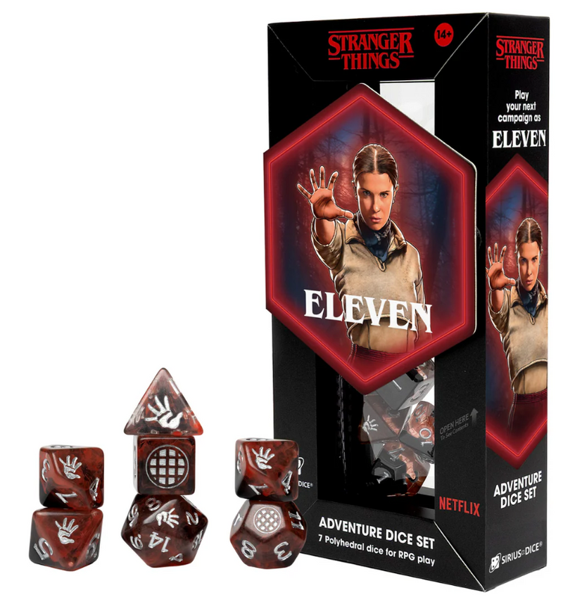 Stranger Things Adventure Dice Set: Eleven